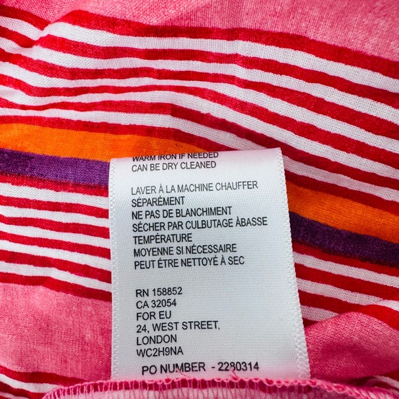 Anthropologie x Ro’s Garden Sasha Tiered Striped Midi Dress Size Large - Picture 9 of 9